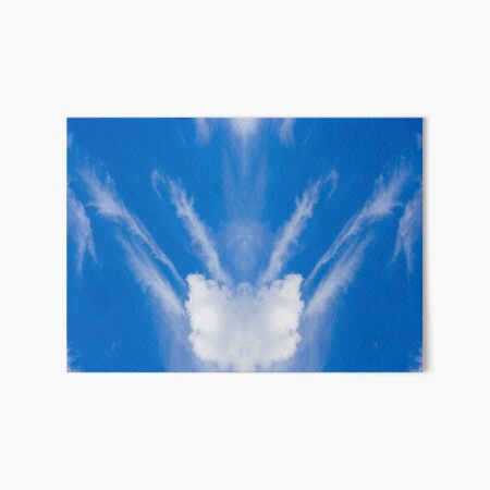 Bee Cloud Art Board Print