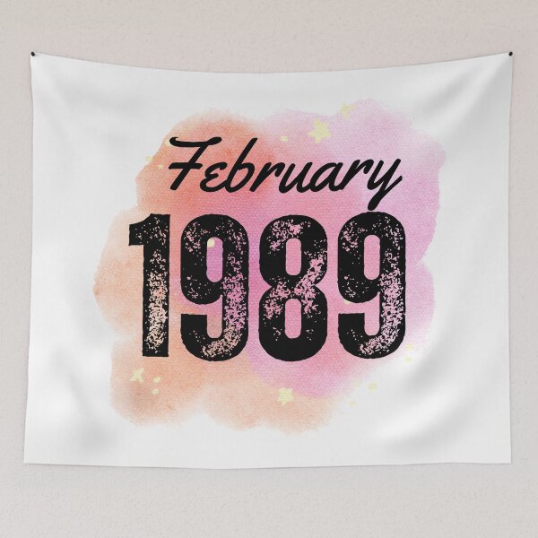 Item preview, February 1989 Birthday designed and sold by NumbersFort.
