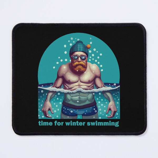 Item preview, Winter Swimming - Men in the cold water designed and sold by kreafox.