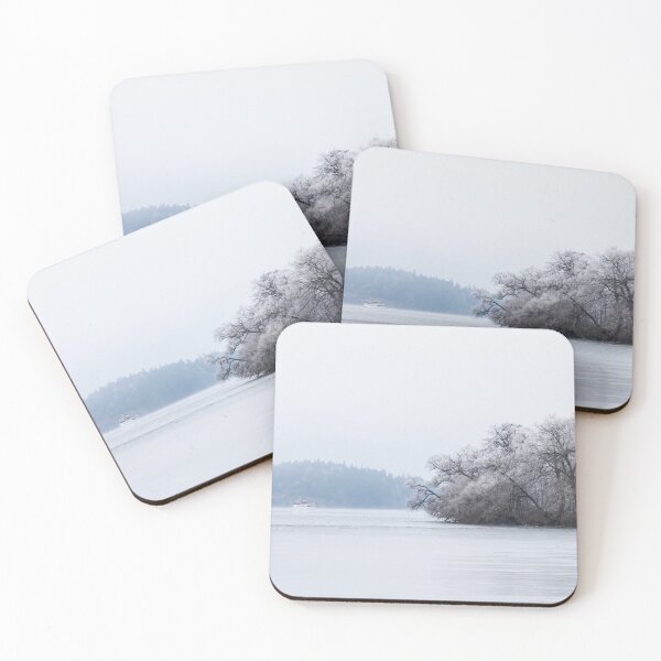 Item preview, Old Ferry in Winter Landscape designed and sold by Nicklas81.