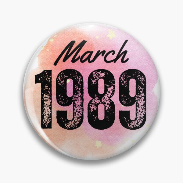 Item preview, March 1989 Birthday designed and sold by NumbersFort.