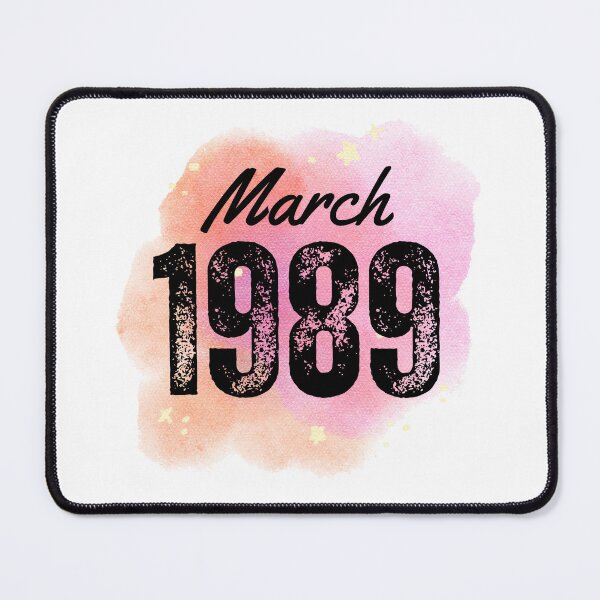Item preview, March 1989 Birthday designed and sold by NumbersFort.
