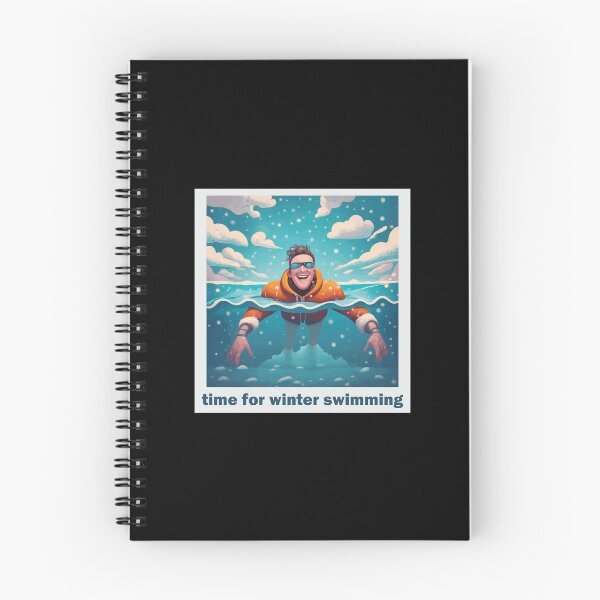 Item preview, Winter Swimming - Men in the cold water designed and sold by kreafox.