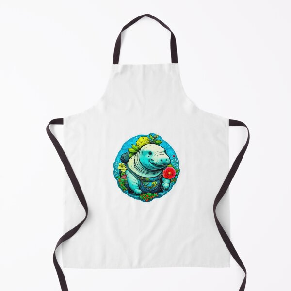 Item preview, The rococopunk manatee sticker designed and sold by spoo-art.
