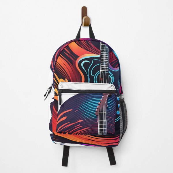 Item preview, Guitar colorful logo designed and sold by Salimgor Hangaround Music.