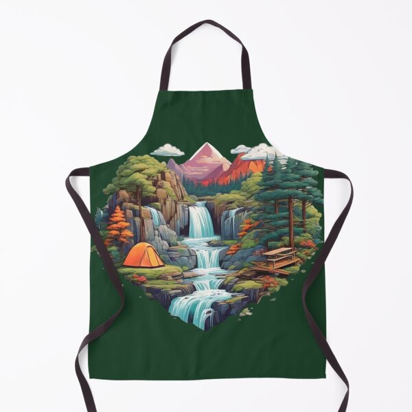 Item preview, Heart hike: waterfalls in the middle of idyllic nature designed and sold by Minpadesign.