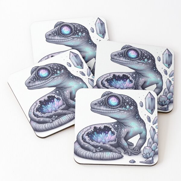 Item preview, Galactic Gem Gecko - Sweet Cute Animals designed and sold by crea8iveway.