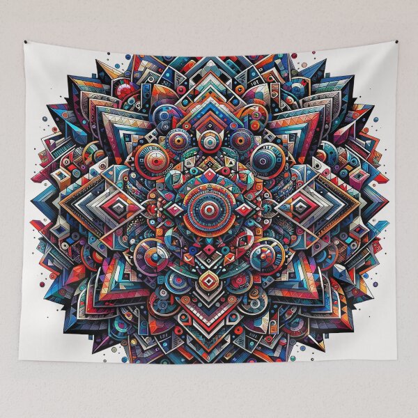 Item preview, Kaleidoscopic Geometry designed and sold by nautilusart.