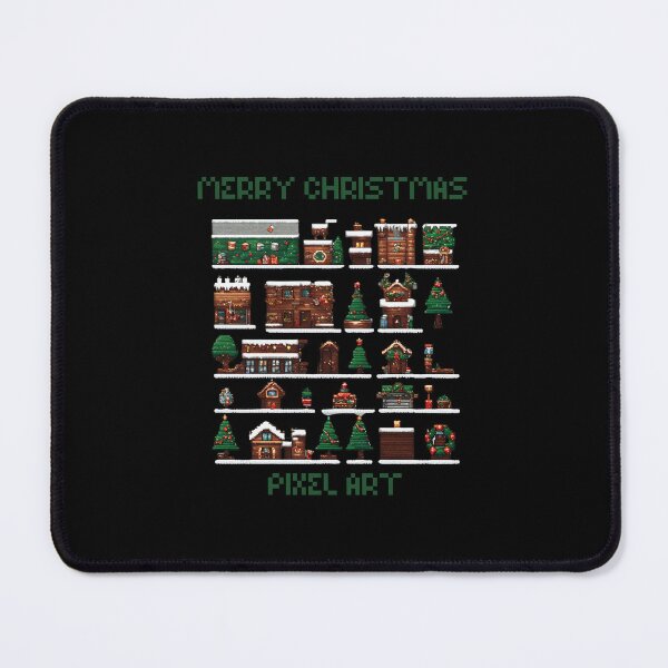Item preview, Merry Christmas pixel art game tree family designed and sold by STRAVOY.