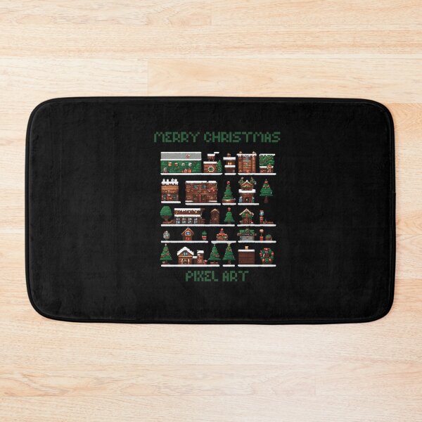 Item preview, Merry Christmas pixel art game tree family designed and sold by STRAVOY.
