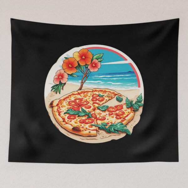 Item preview, Pizza Margherita on The Beach with Orchids designed and sold by NautiChic.