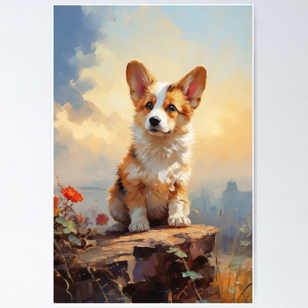 Item preview, Pembroke Welsh Corgi puppy designed and sold by PetsArt.