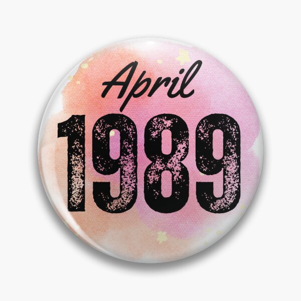 Item preview, April 1989 Birthday designed and sold by NumbersFort.