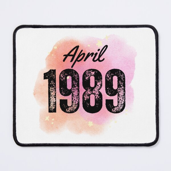 Item preview, April 1989 Birthday designed and sold by NumbersFort.