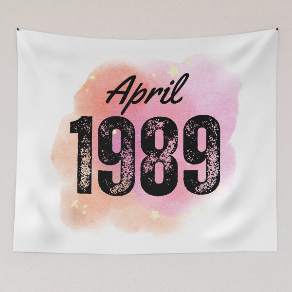 Item preview, April 1989 Birthday designed and sold by NumbersFort.