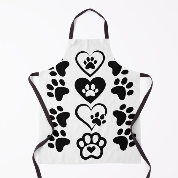 Item preview, Dog paw prints and hearts designed and sold by Willyboy16.