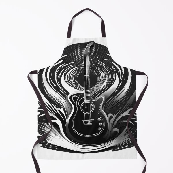 Item preview, Guitar black/white logo designed and sold by Salimgor Hangaround Music.