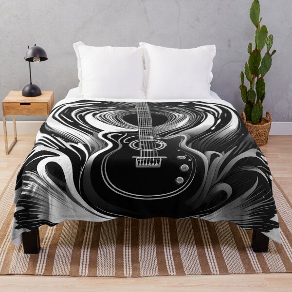 Item preview, Guitar black/white logo designed and sold by Salimgor Hangaround Music.