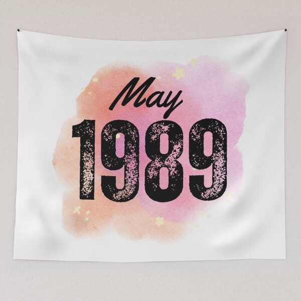 Item preview, May 1989 Birthday designed and sold by NumbersFort.
