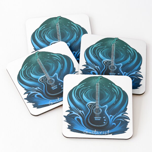 Item preview, Guitar blue logo guitarist font designed and sold by Salimgor Hangaround Music.
