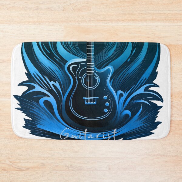 Item preview, Guitar blue logo guitarist font designed and sold by Salimgor Hangaround Music.
