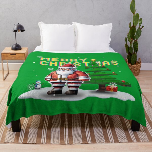 Item preview, Merry Christmas (8bit) designed and sold by Meowguar.