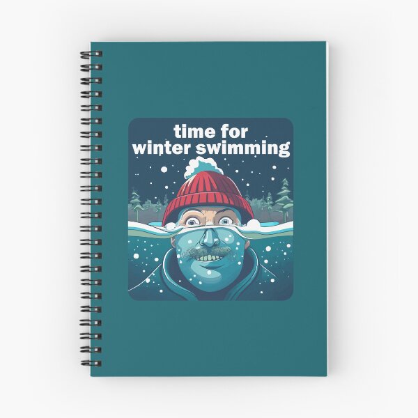 Item preview, Winter Swimming - Men in the cold water designed and sold by kreafox.