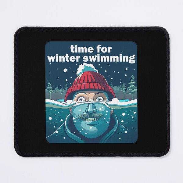 Item preview, Winter Swimming - Men in the cold water designed and sold by kreafox.