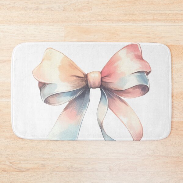 Item preview, Pretty Pink and Blue Watercolor Bow Ribbon designed and sold by Star-Fragment.