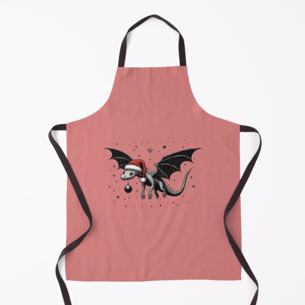 Item preview, Neo gothic Dragon in Santa Hat designed and sold by PickledjoArt.