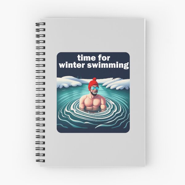 Item preview, Winter Swimming - Men in the cold water designed and sold by kreafox.