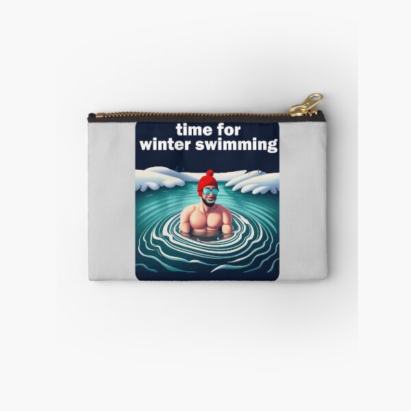 Item preview, Winter Swimming - Men in the cold water designed and sold by kreafox.