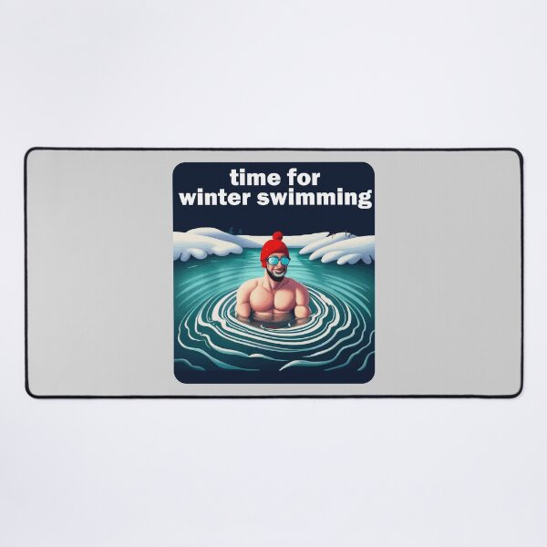 Item preview, Winter Swimming - Men in the cold water designed and sold by kreafox.