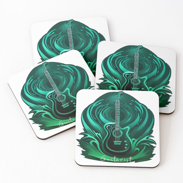 Item preview, Guitar green logo guitarist font designed and sold by Salimgor Hangaround Music.