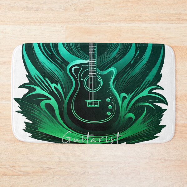 Item preview, Guitar green logo guitarist font designed and sold by Salimgor Hangaround Music.