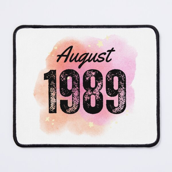 Item preview, August 1989 Birthday designed and sold by NumbersFort.