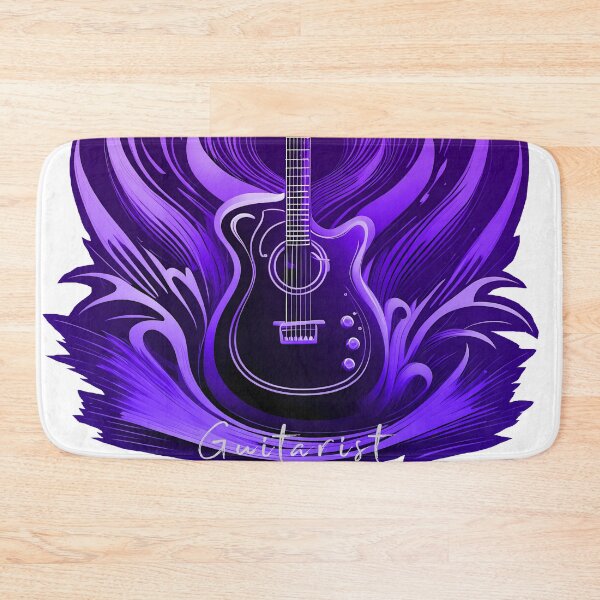 Item preview, Guitar Purple Logo Guitarist Font designed and sold by Salimgor Hangaround Music.