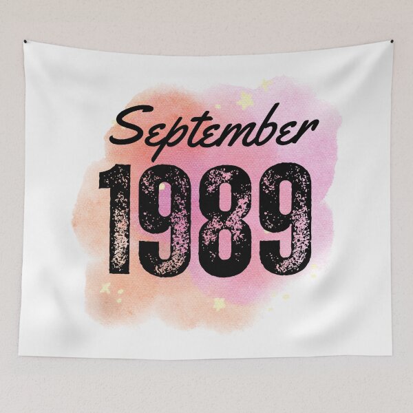 Item preview, September 1989 Birthday designed and sold by NumbersFort.