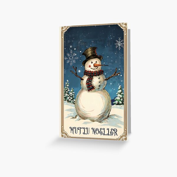 Vintage Christmas Snowman Merch & Gifts for Sale