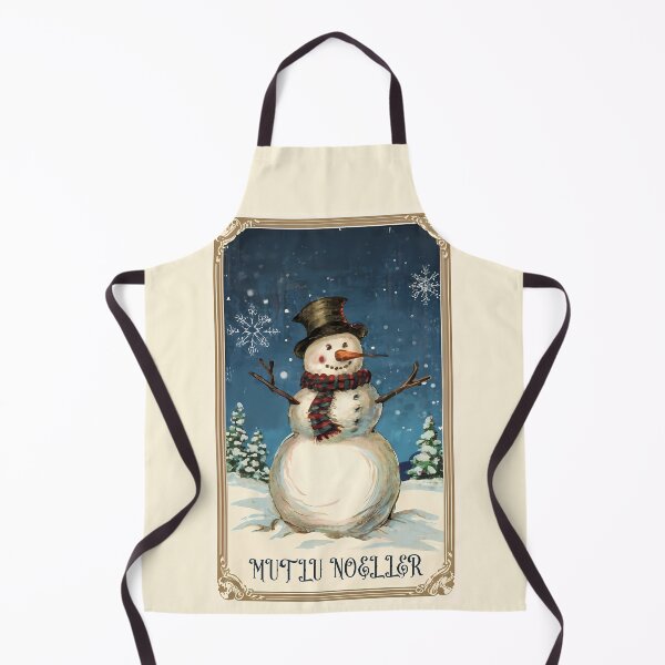 Item preview, Vintage Snowmans Greeting Card: Mutlu Noeller designed and sold by EmeraldeaDesign.