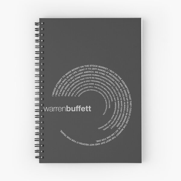 Item preview, Warren Buffett famous quotes poster [silver] designed and sold by CMYKStudio.