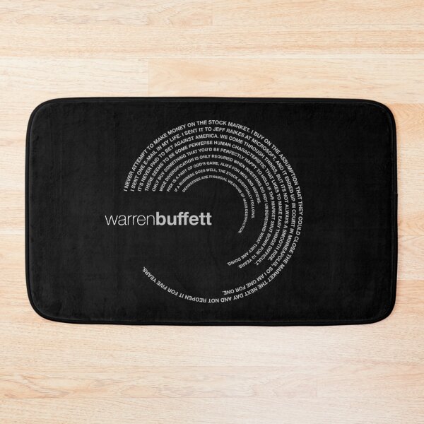 Item preview, Warren Buffett famous quotes poster [silver] designed and sold by CMYKStudio.
