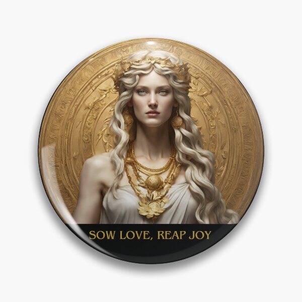 Item preview, Demeter the goddess Greek mythology myth art drawing design designed and sold by TheLocoShop.