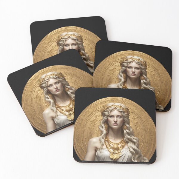 Item preview, Demeter the goddess Greek mythology myth art drawing design designed and sold by TheLocoShop.