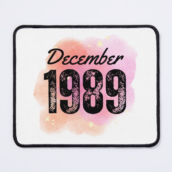Item preview, December 1989 Birthday designed and sold by NumbersFort.