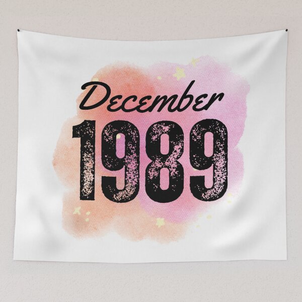 Item preview, December 1989 Birthday designed and sold by NumbersFort.