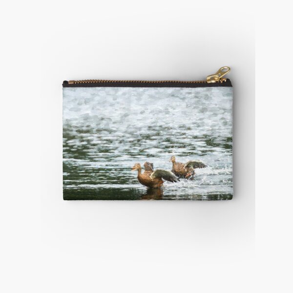 Item preview, Digital illustration of two Mallard ducks taking off. designed and sold by RobThorley.