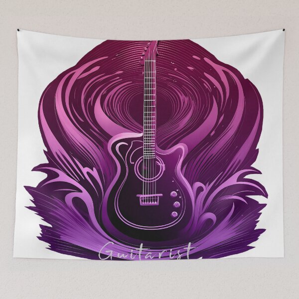 Item preview, Guitar Pink/Pink Logo Guitarist Font designed and sold by Salimgor Hangaround Music.
