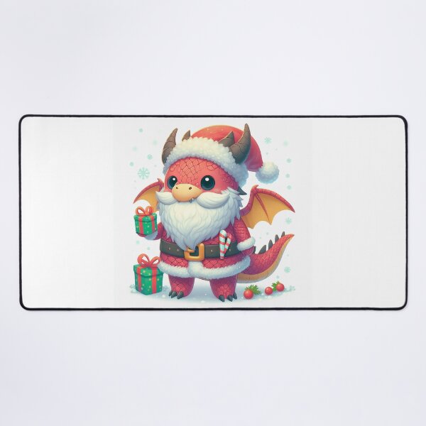 Item preview, Cute Dragon Santa designed and sold by PickledjoArt.