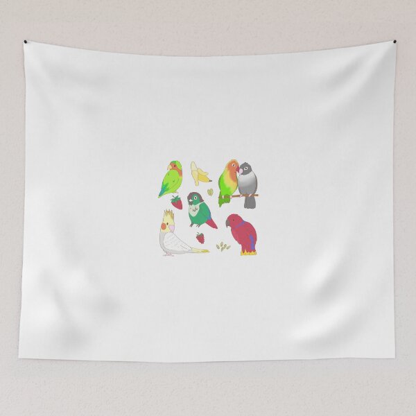 Item preview, Parrot Friends Sticker Pack designed and sold by casserolestan.
